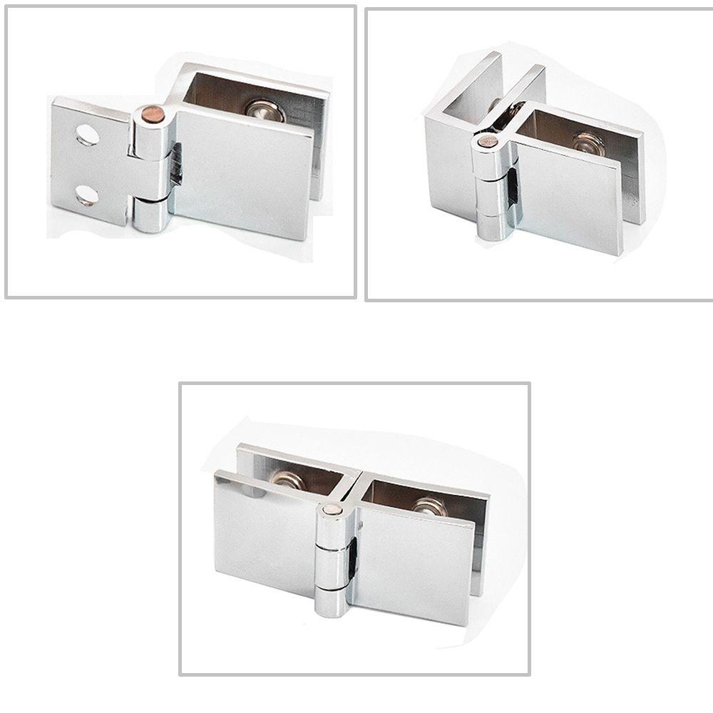 Bản Lề Cửa Nhà Tắm 90 / 180 Độ Không Cần Khoan Lỗ