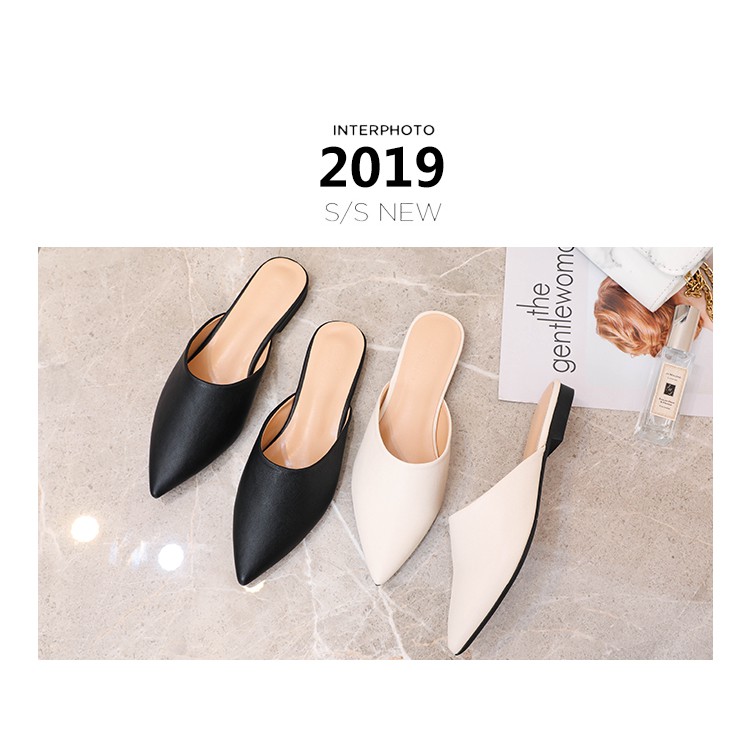 Dép Sục Mũi Nhọn mềm siêu xinh A53 kèm video tự quay( đặt lên 1 size) | BigBuy360 - bigbuy360.vn