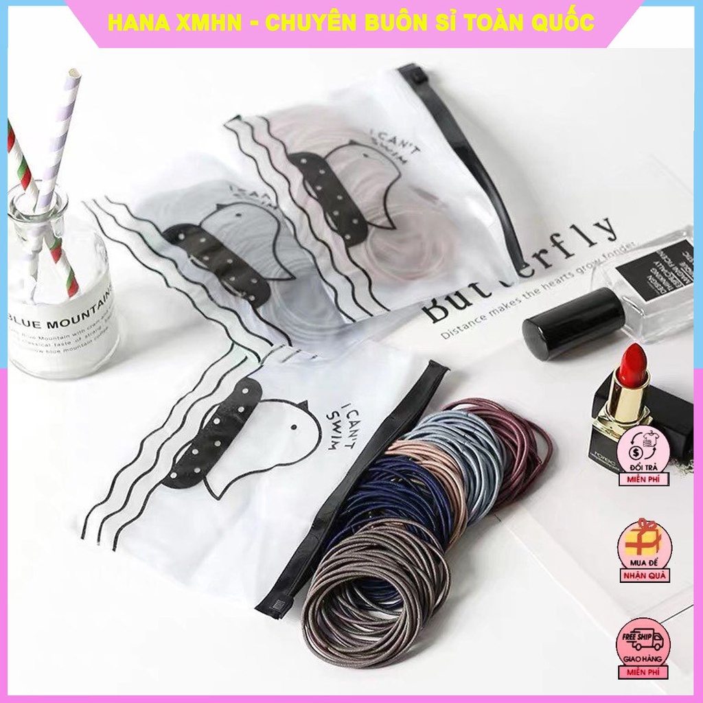 [THANH LÝ] ( Combo 100 sợi ) Dây Buộc Tóc Hàn Quốc