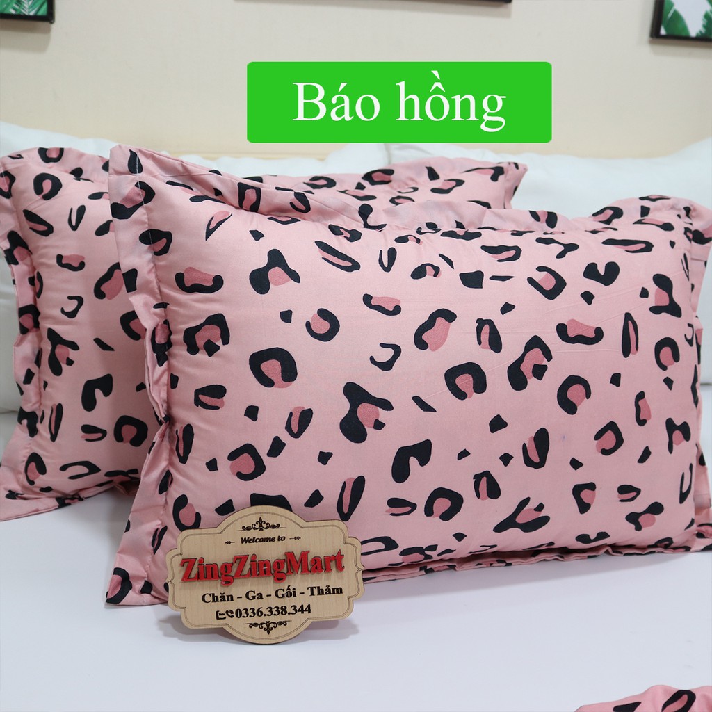 [Xả hàng] Bộ Vỏ Gối Nằm Kích thước 45x65cm Mẫu Báo Pink  (Được lựa mẫu) | BigBuy360 - bigbuy360.vn