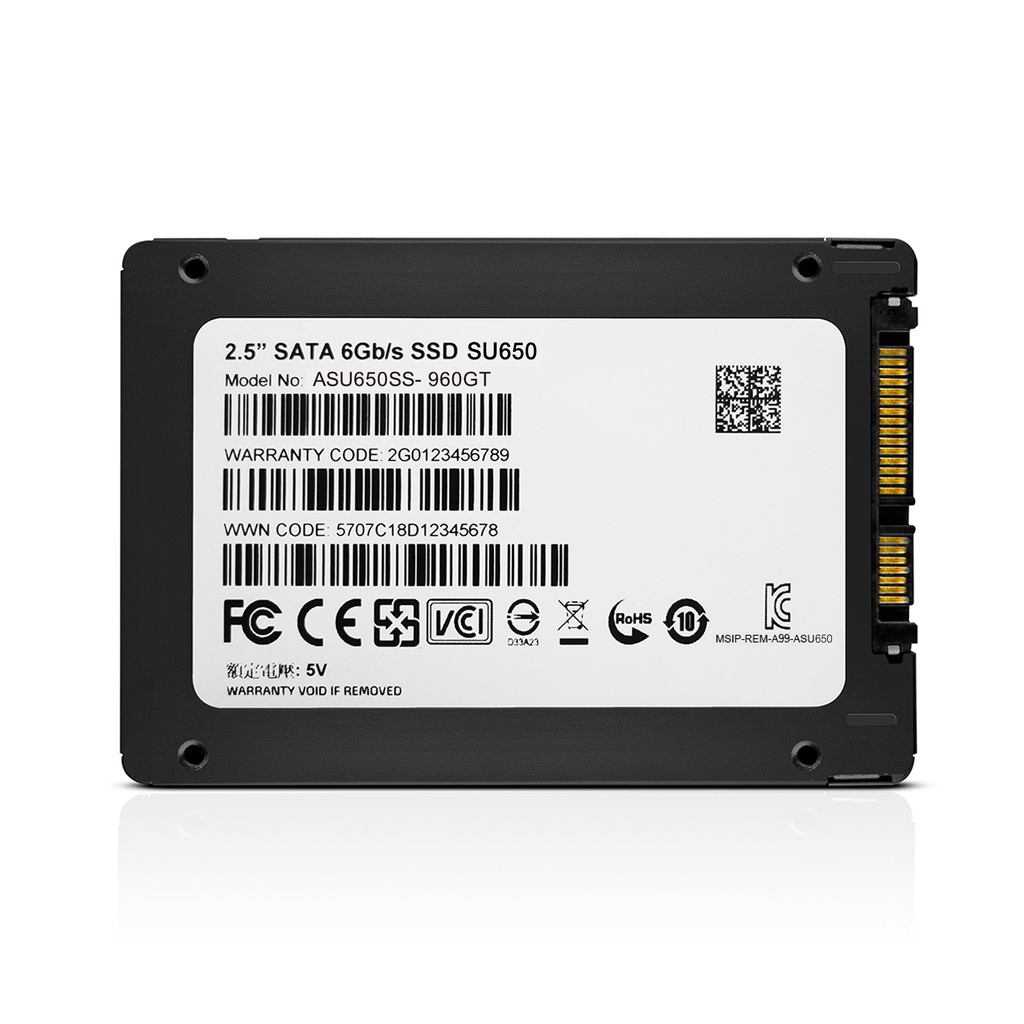 Ổ cứng ADATA SSD SU650 3D-NAND 2.5&quot; SATA III up to 520MB/s (120GB/240GB/256GB/480GB/512GB)