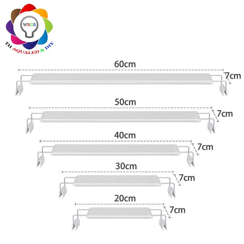 Đèn LED thủy sinh, hồ cá Full bộ chính hãng, chất lượng cao, tiết kiệm điện. Phân loại trắng/WRGB