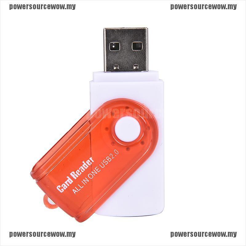 Đầu Đọc Thẻ Nhớ Đa Năng 4 Trong 1 Usb, Thẻ Nhớ Card Adapter Reader My