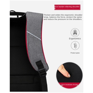 Backpack Business bag man Laptop bag Multi-purpose USB backpack large capacity