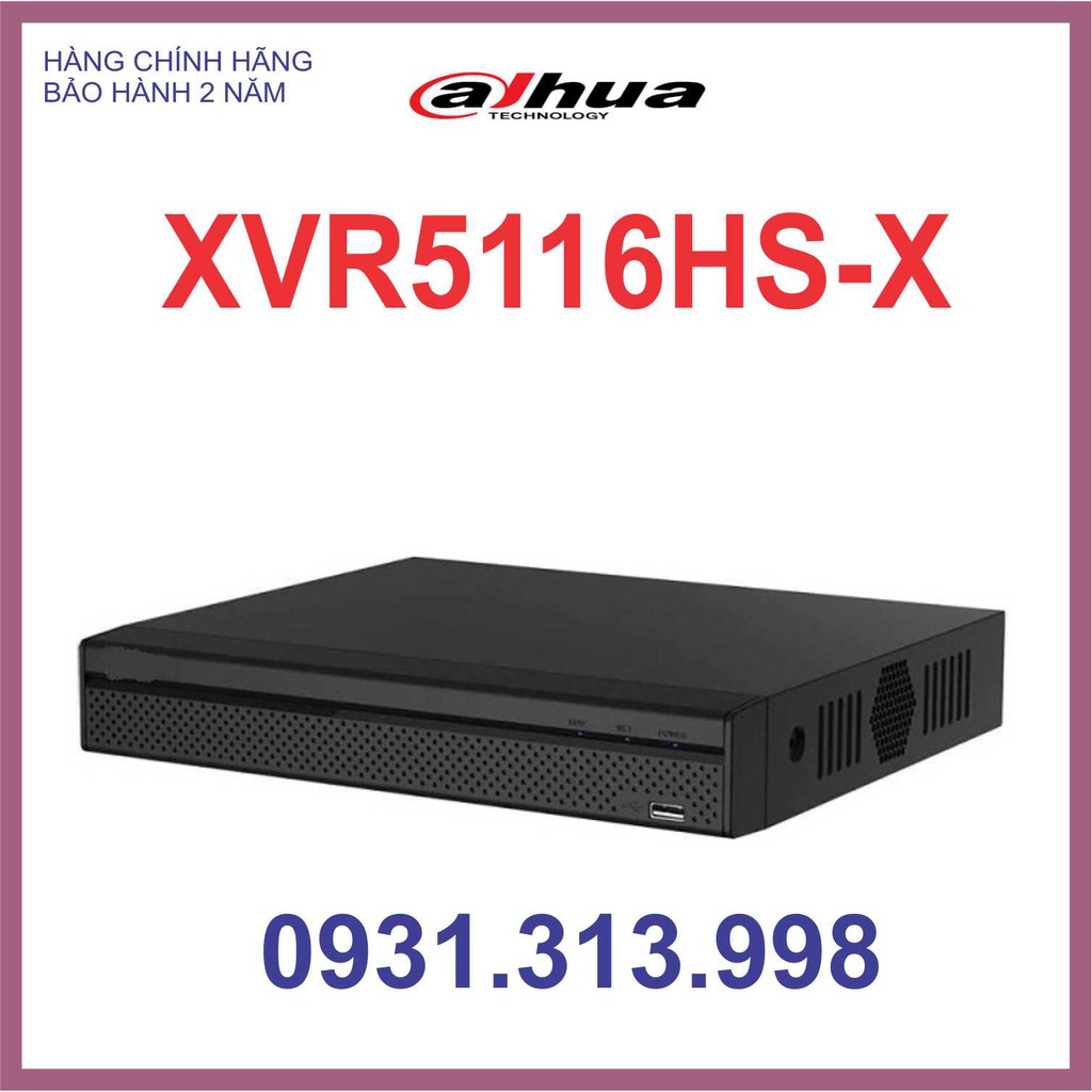 ĐẦU GHI HÌNH DAHUA 16 KÊNH XVR5116HS-X