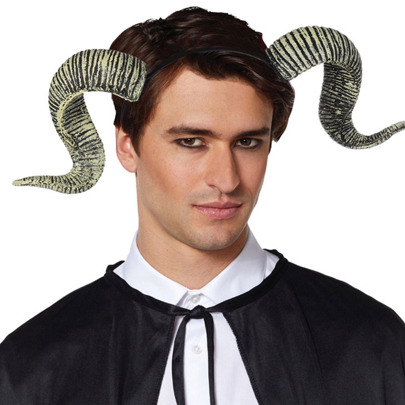 Cài Tóc Hình Sừng Cừu Phong Cách Halloween