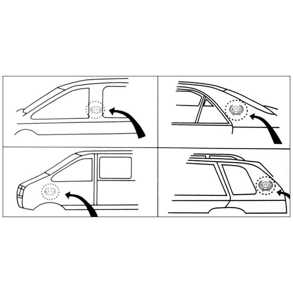 Logo Chữ Honda Gắn Xe máy Và Ô tô (Giá 1 Chiếc)