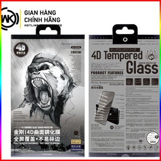 Kính cường lực wk kingkong xám 4d siêu cấp