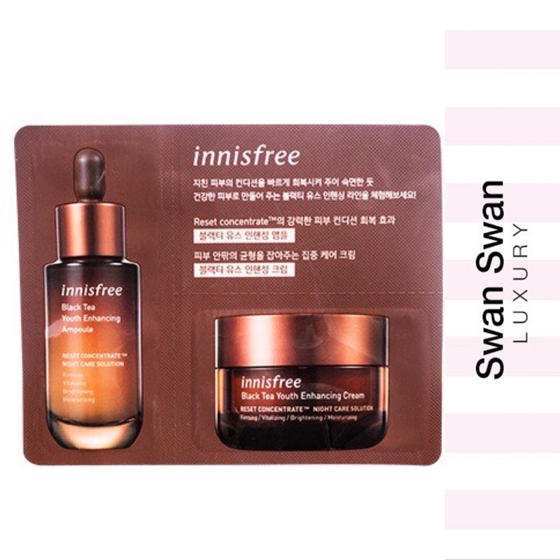 Tinh Chất Kem Dưỡng Trà Đen innisfree Mẫu Thử