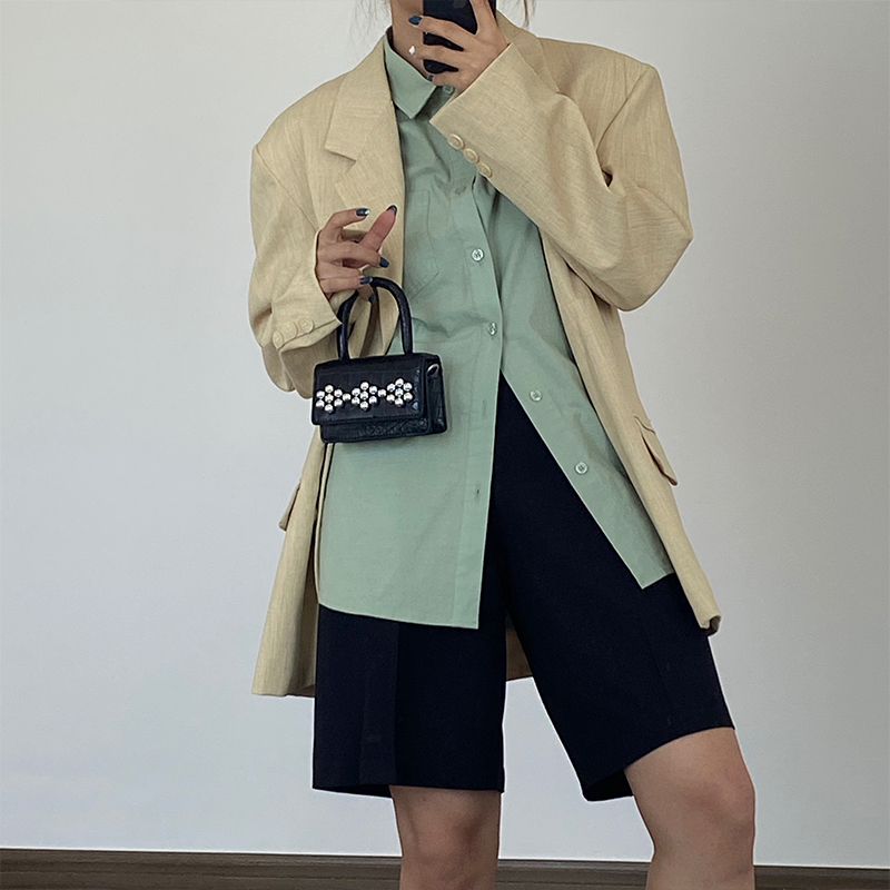 Túi đeo chéo đính hoa xinh xắn thời trang dành cho nữ