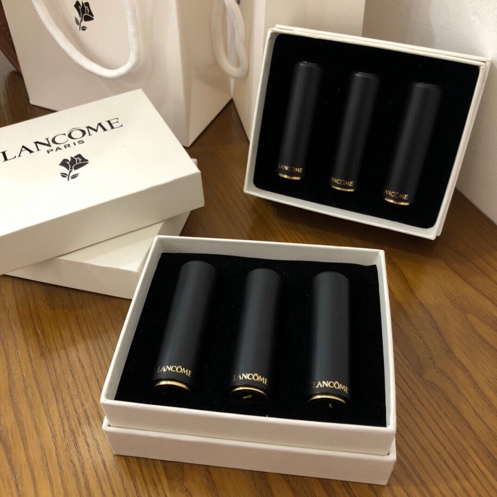 Hộp Quà Tặng Ba Món Son Môi Bằng Nhung Lì Lancome Mờ/matte