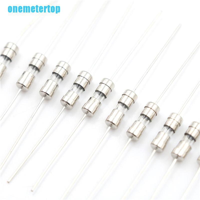 Set 10 Cầu Chì Ống Thủy Tinh F1A / 1.5A / 2A / 3A / 5A 3.6X10Mm Chuyên Dụng