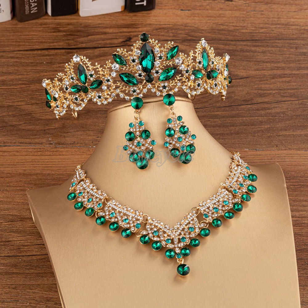 Vương Miện Đội Đầu Đính Đá Thời Trang Cho Cô Dâu