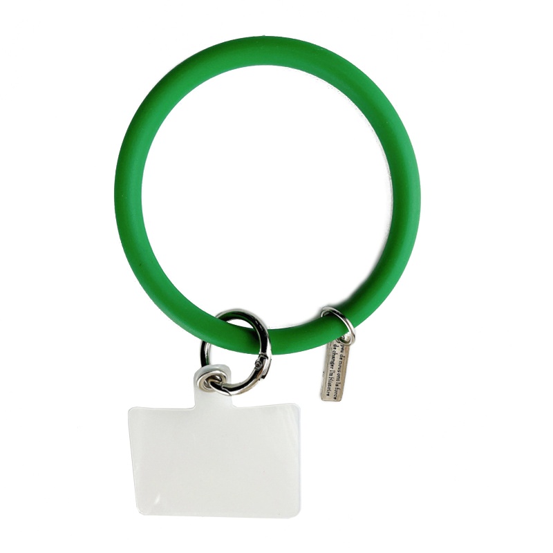 Vòng Đeo Tay Bằng Silicone Dùng Móc Chìa Khóa Tiện Dụng