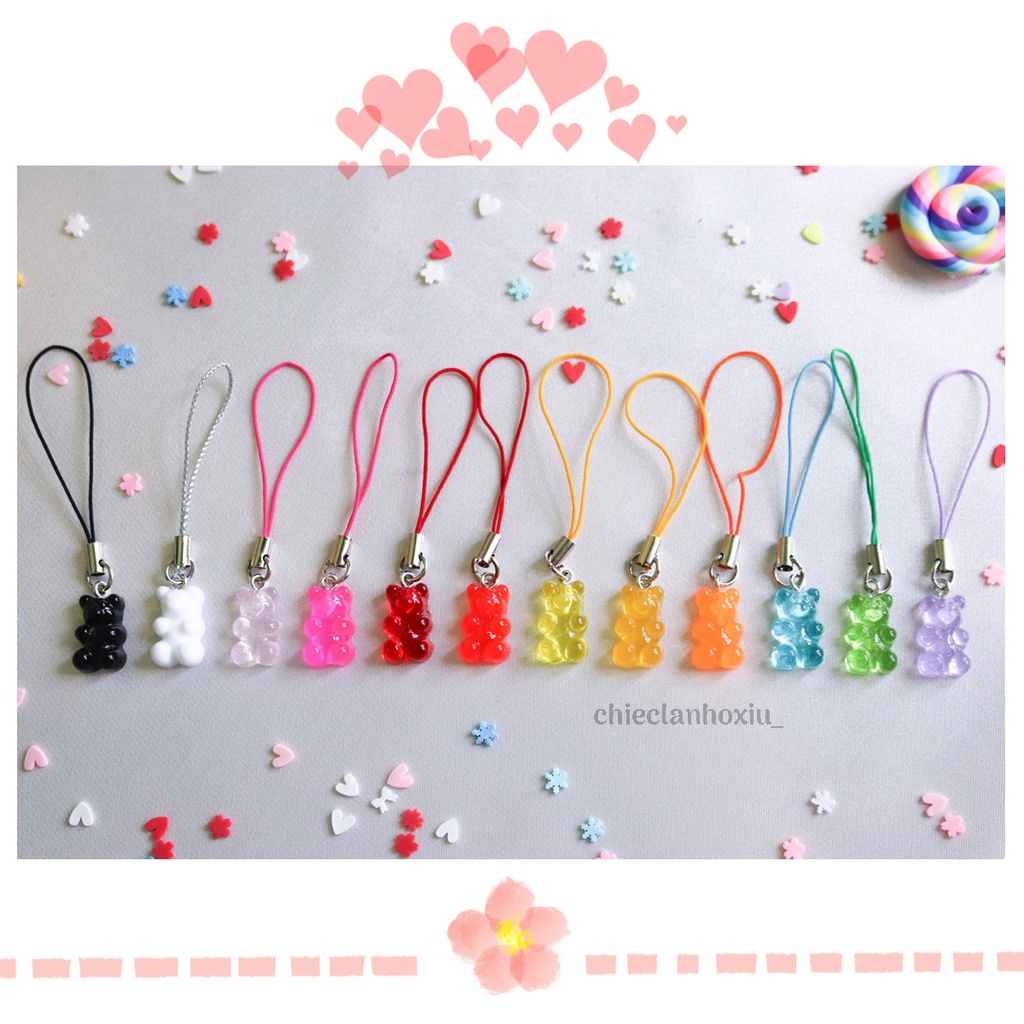 MÓC KHOÁ ĐIỆN THOẠI GUMMY BEAR 🐻