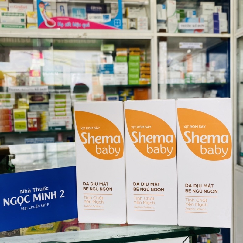 ✅ [Chính Hãng] Xịt rôm sảy Shema baby (Chai 50ml)