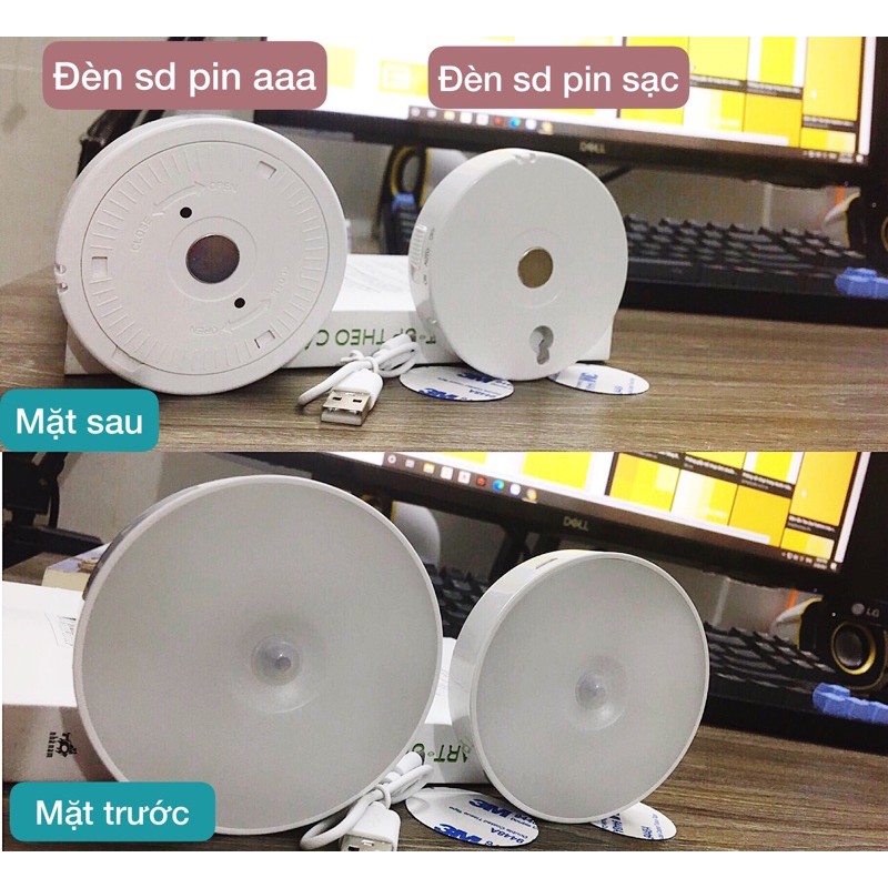 ĐÈN LED cảm biến chuyển động theo cơ thể người tự động bật tắt sử dụng pin sạc 700mah | BigBuy360 - bigbuy360.vn