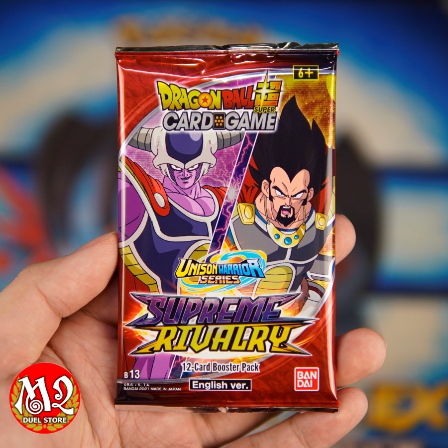 Gói thẻ bài Dragon Ball Super UNISON WARRIOR SERIES 04 - SUPREME RIVALRY B13 - Booster Pack - Giao pack hình ngẫu nhiên