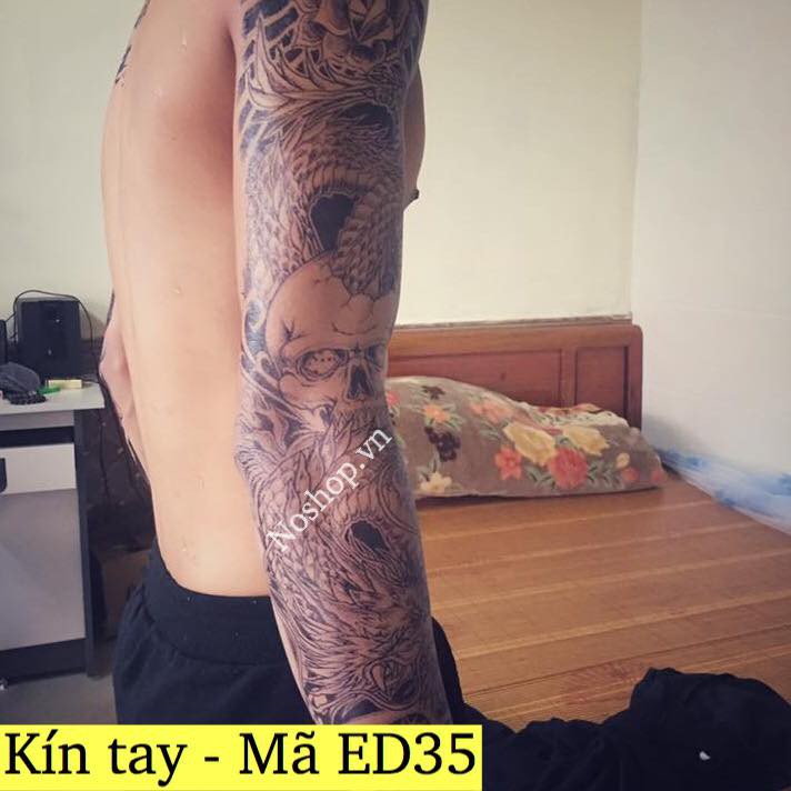 Hình xăm dán rồng - Mã E35