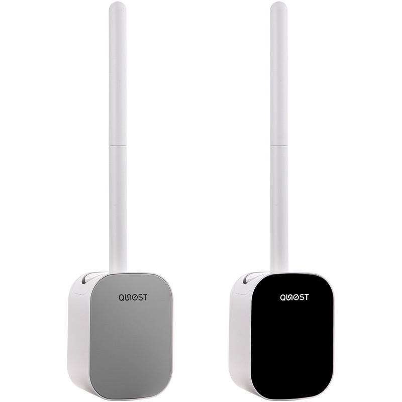 Bộ Cọ Chà Toilet Bằng Silicone Tay Cầm Dài Tiện Lợi Dành Cho Gia Đình