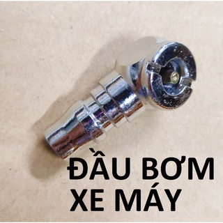 Đầu Bơm Lốp Nối Nhanh Cho Xe Máy, Xe Đạp
