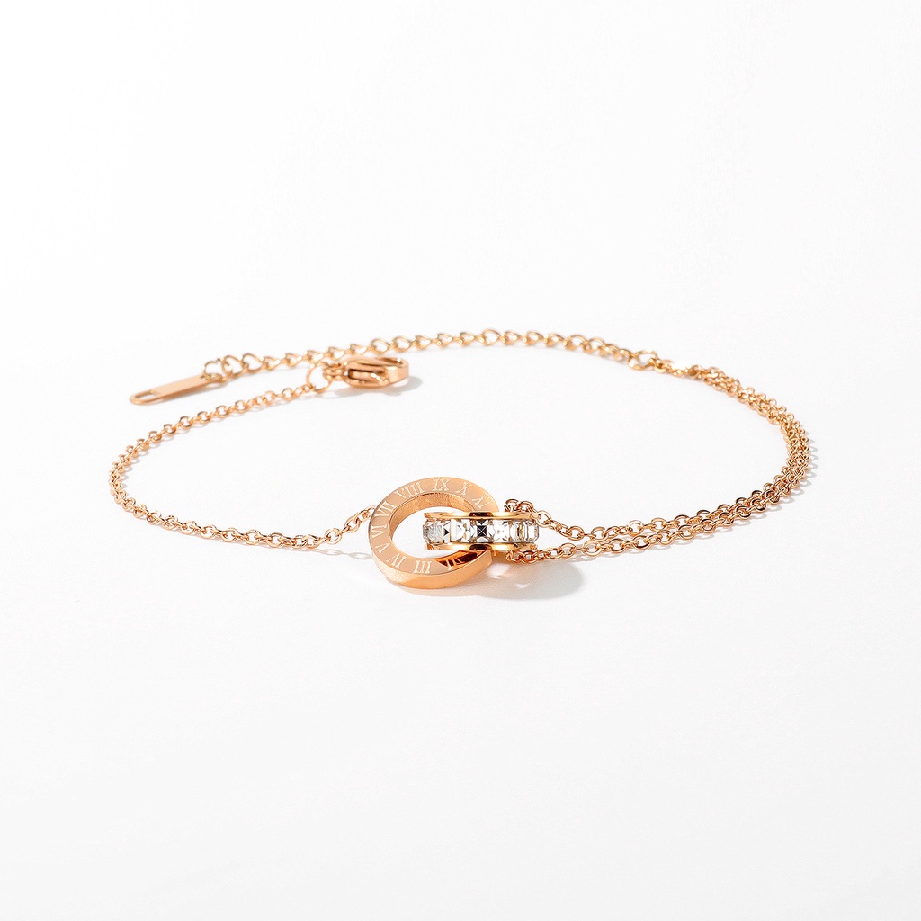 Mới Vòng Đeo Tay Bằng Thép Không Gỉ Thời Trang Sành Điệu Cho Nữ