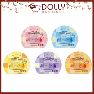 Mặt Nạ Giấy Banobagi Stem Cell Vitamin Mask 30ml Mẫu Mới