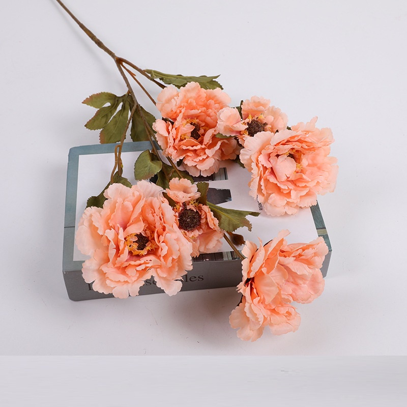 Hoa Giả- HOA MẪU ĐƠN- 1 Cành 6 Bông Dài 69cm