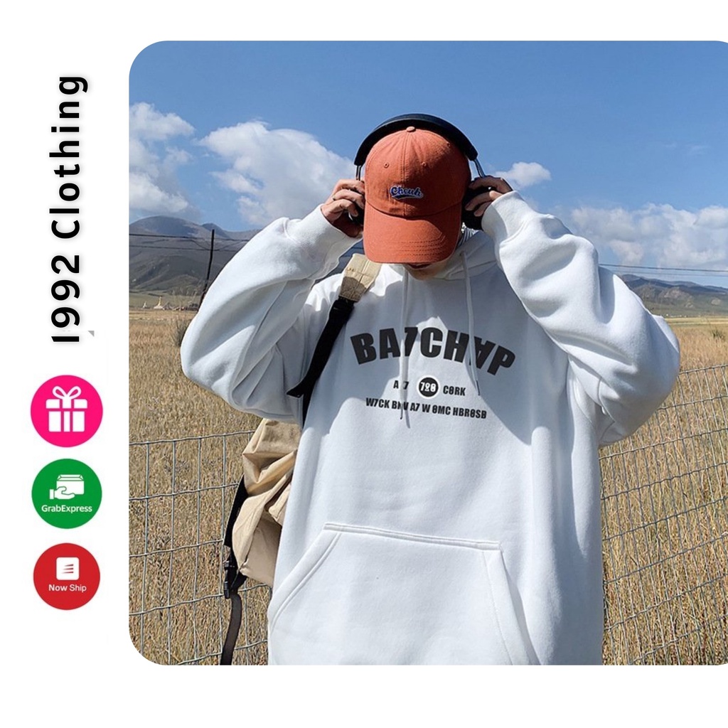 Áo khoác hoodie 🌸 Áo khoác nỉ nam nữ đẹp form rộng Unisex chất nỉ ngoại 2 lớp dày dặn - 1992 Clothing