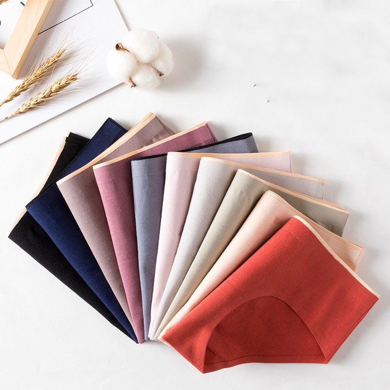 Quần lót cotton cạp ép không đường may kháng khuẩn cao cấp QL05 | BigBuy360 - bigbuy360.vn