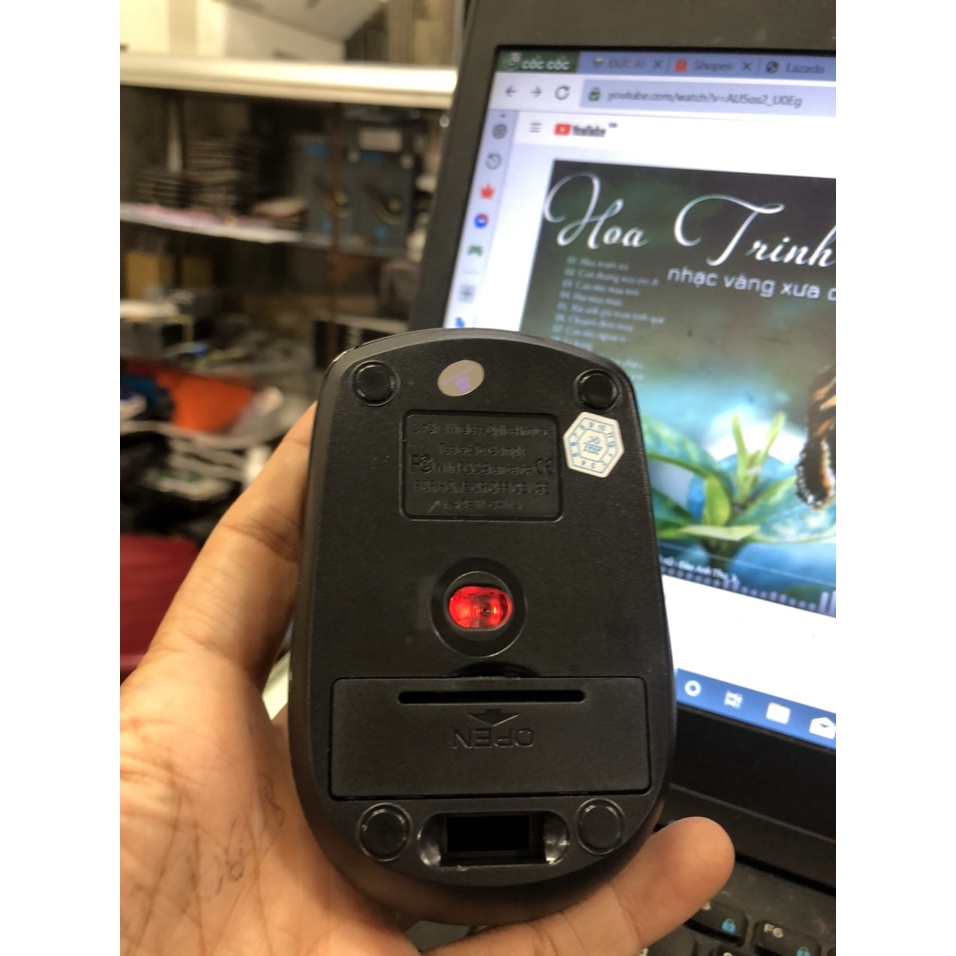 Chuột máy tính không dây DELL- Lướt Nhẹ Êm Ái, Cầm Vừa Tay, Bảo Hành 6 Tháng