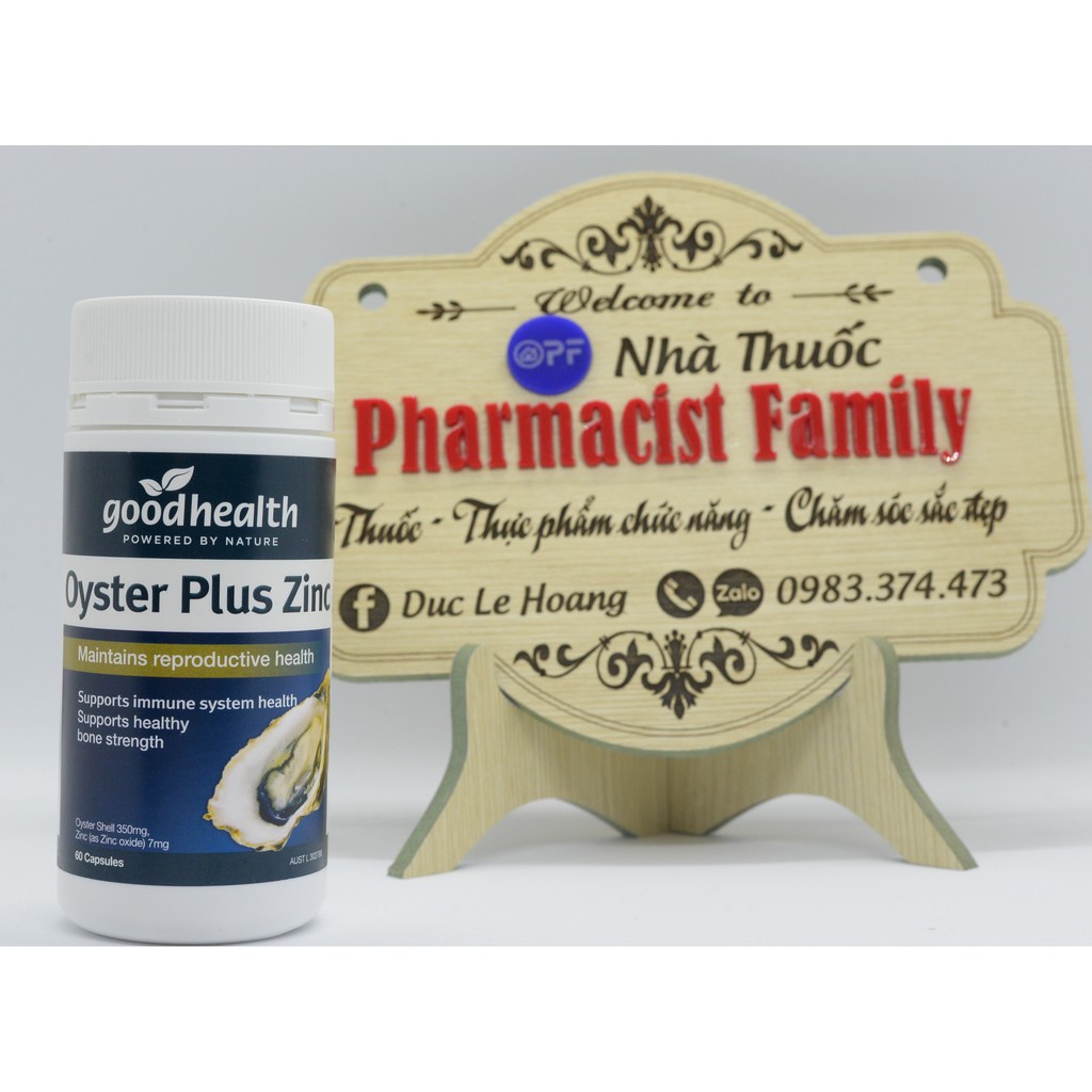 Tinh chất hàu Oyster plus Zinc - Tăng cường sinh lực nam - 60 viên | BigBuy360 - bigbuy360.vn