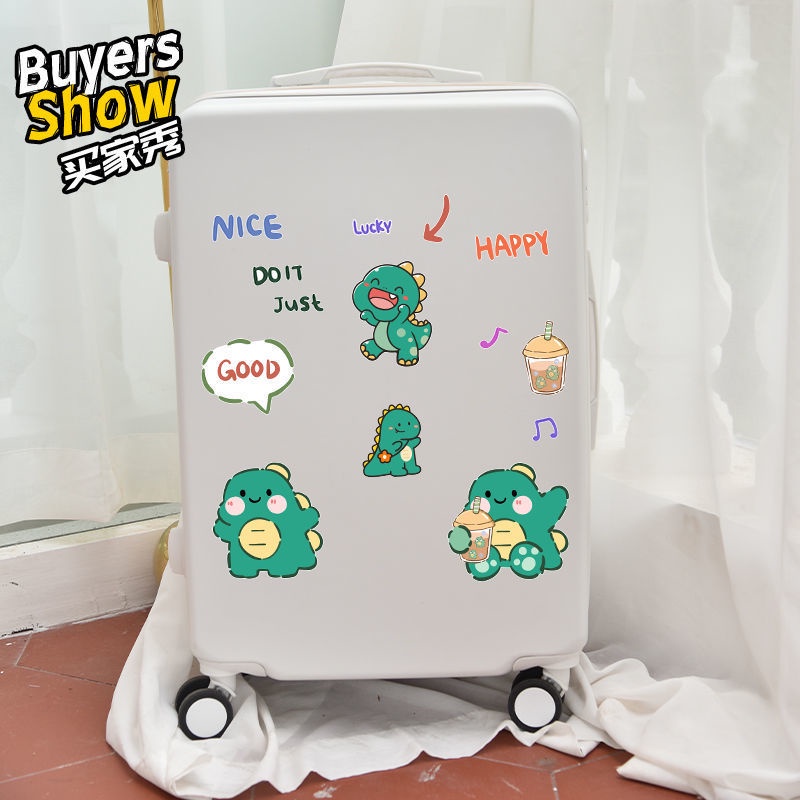 Miếng Dán Trang Trí Chống Thấm Nước Hình Chú Khủng Long Dễ Thương