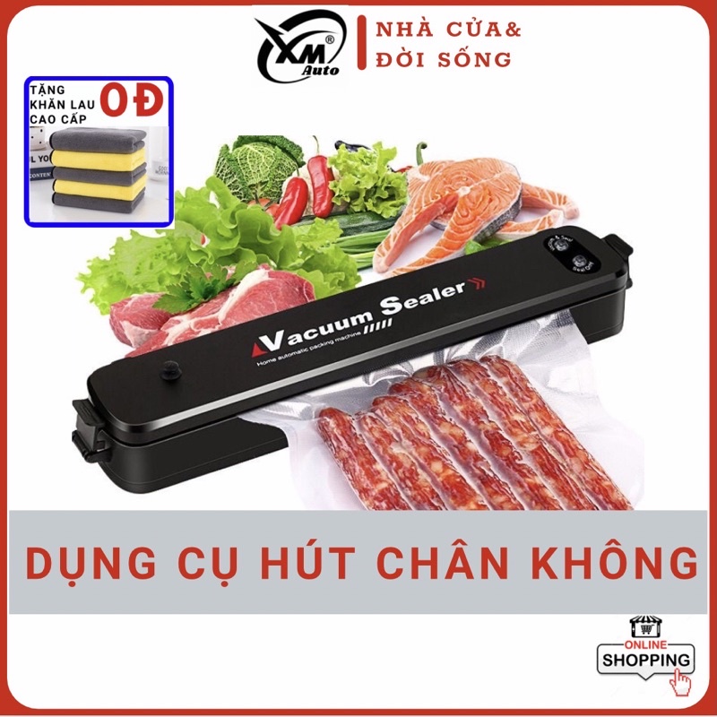 Máy Hút Chân Không Thực Phẩm Vacuum Sealer XMAUTO