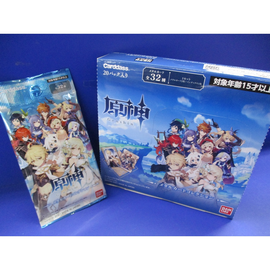 Pack Thẻ Bài Genshin Impact Metal Collection Chính Hãng Chưa Bóc mới 100%