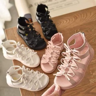 Sandal chiến binh quai nơ bé gái