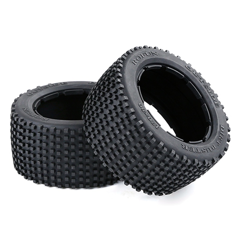 Bộ Bánh Xe Sau Dày Dặn Cho Xe Tải Đồ Chơi 1 / 5 HPI ROFUN BAHA ROVAN KM Baja 5B