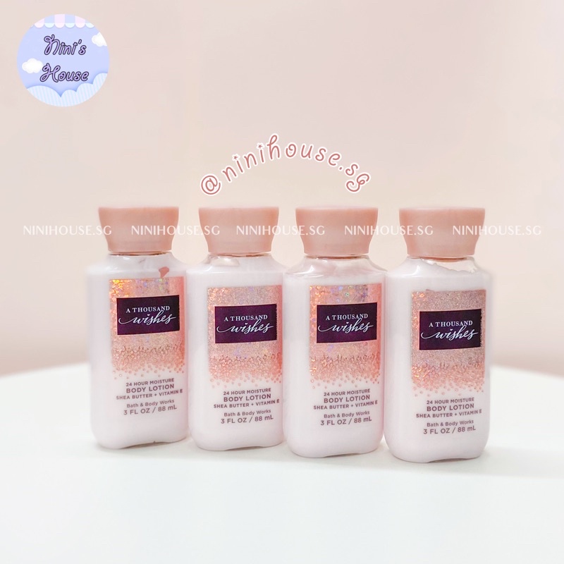 Lotion dưỡng thể Bath and Body Works mùi A Thousand Wishes 88ml
