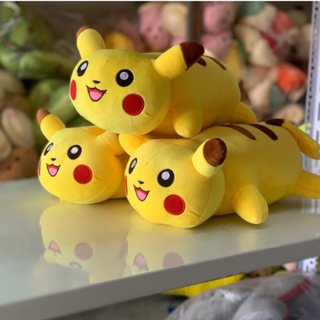 Gấu Bông Pikachu Dáng Nằm dễ thương ❤️Xưởng Gấu Hoa Bình❤️