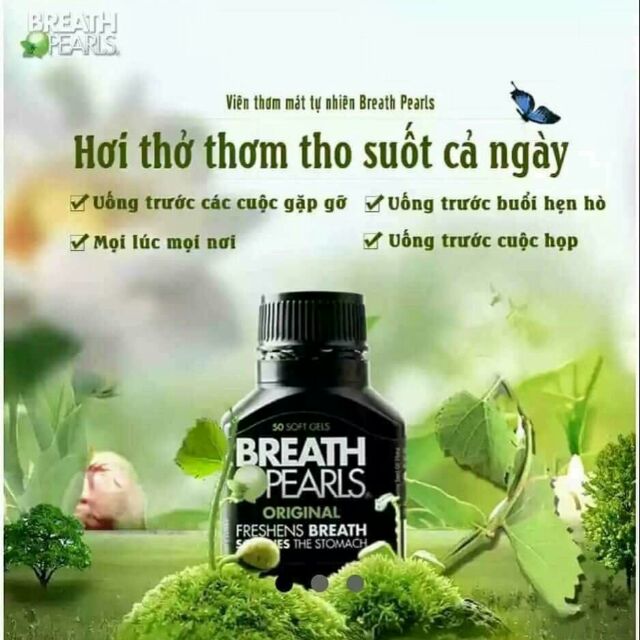 VIÊN UỐNG THƠM MIỆNG - ÚC- BREATH PEARLS