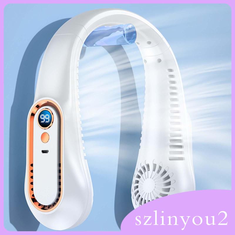 Quạt Mini Đeo Cổ 5 Tốc Độ Dùng Cho Văn Phòng/Nhà Ở