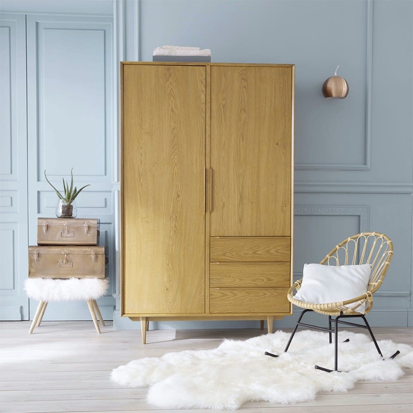 Tủ quần áo 2 cánh Portobello IBIE nhiều tùy chọn