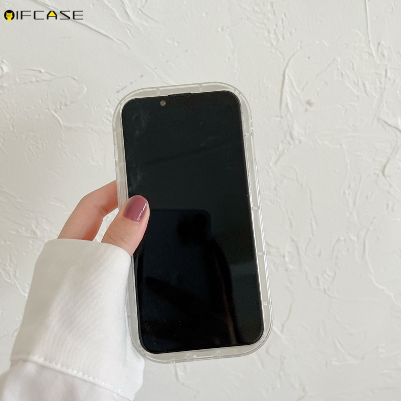 Ốp Điện Thoại Mềm Trong Suốt Họa Tiết Hoa Trắng Đơn Giản Cho iPhone 13 12 11 Pro Max XS Max XR X