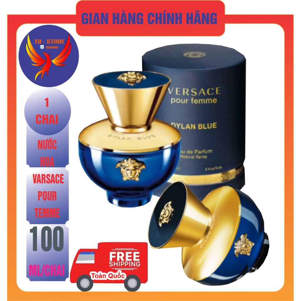 NƯỚC HOA NỮ VERSACE DYLAN BLUE 100ML