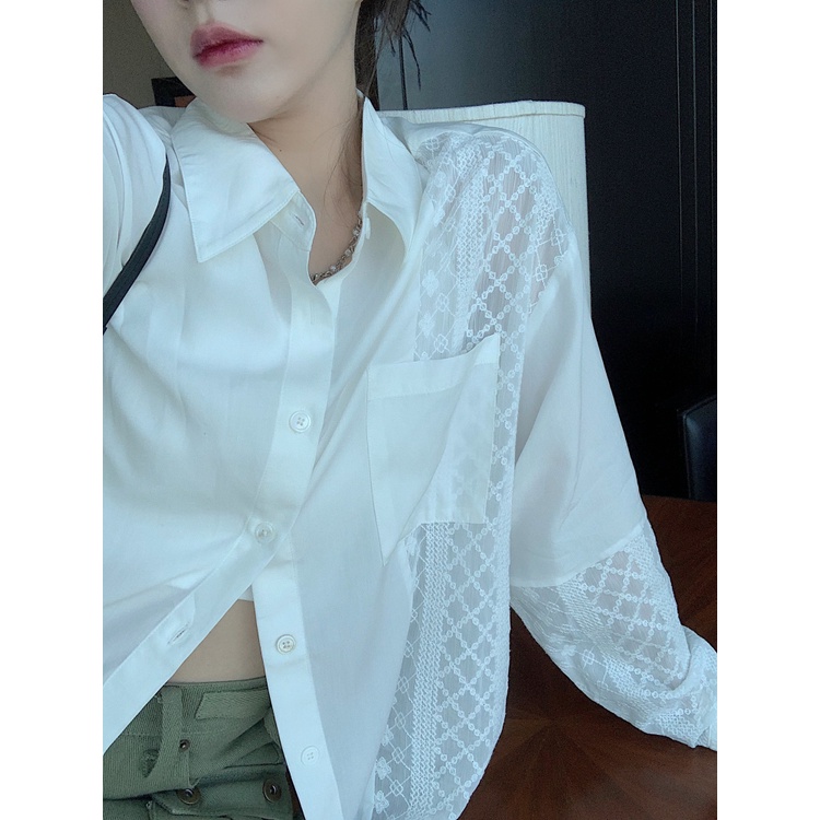 Áo Sơ Mi chiffon Tay Dài Dáng Rộng Phong Cách Hàn Quốc Dành Cho Nữ