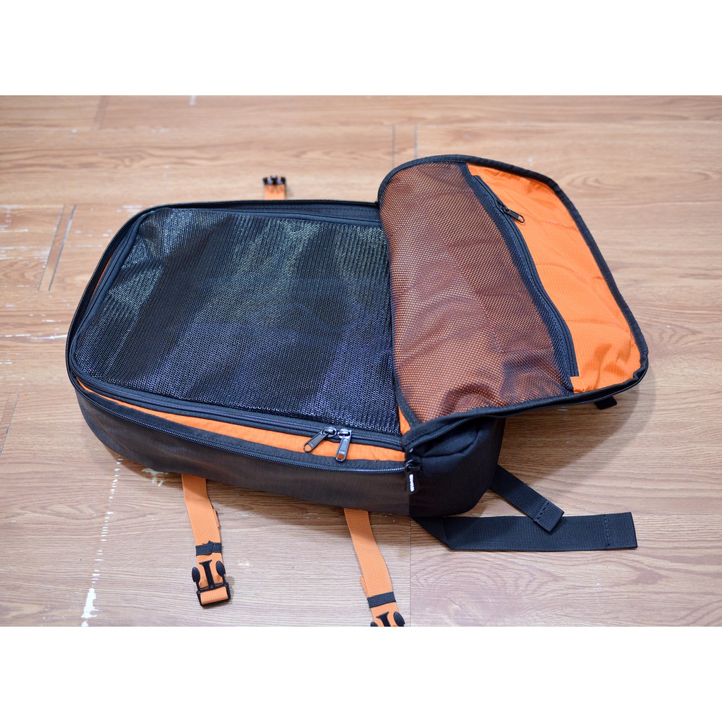 Balo Crumpler Proper Roady Full Photo màu xám phối cam