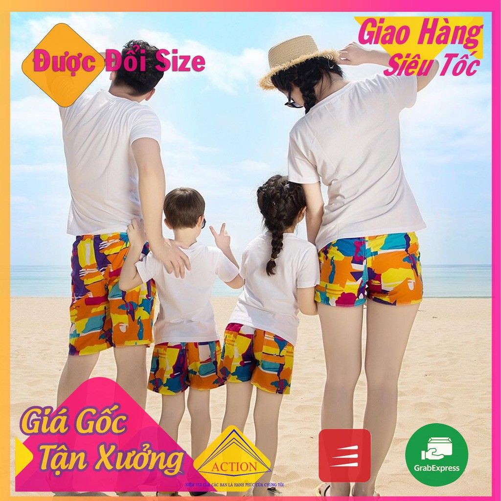 Bộ đồ đi biển gia đình Cao cấp [giá xưởng] tại shopee mã GD06