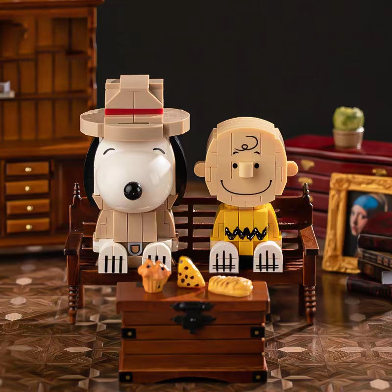 Đồ Chơi Lắp Ráp Mô Hình Chú Chó Snoopy Mini Sáng Tạo