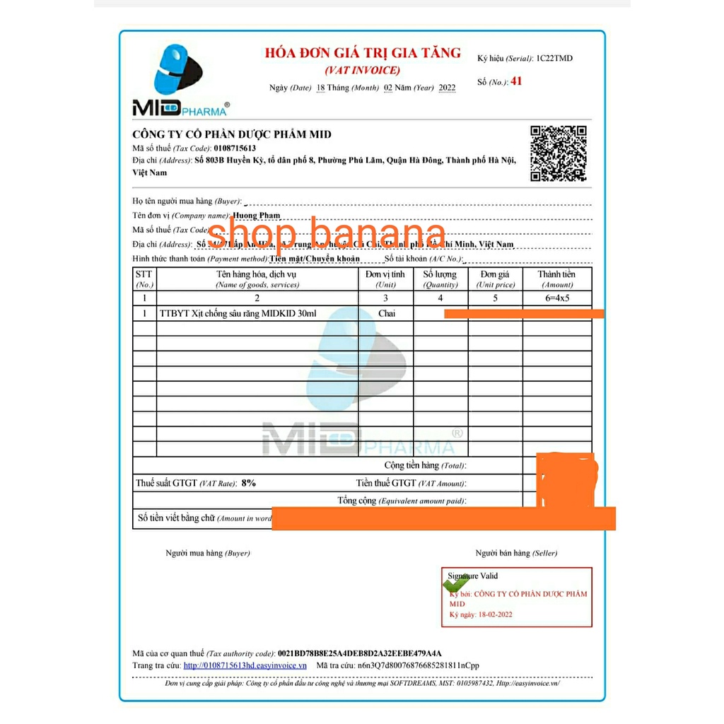 Xịt chống sâu răng Midkid, đánh bay vết ố vàng trên răng, nuốt được - an toàn cho bé từ 1 tuổi trở lên