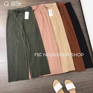 Quần Culottes Xếp Ly Siêu Hot
